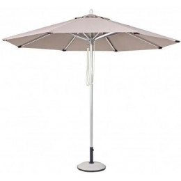 Зонт с центральной опорой d-2,5м на  алюминиевой стойке