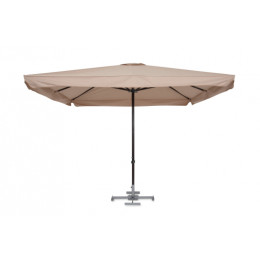Зонт с центральной опорой 2,5х2,5м с лебедкой на алюминиевой стойке