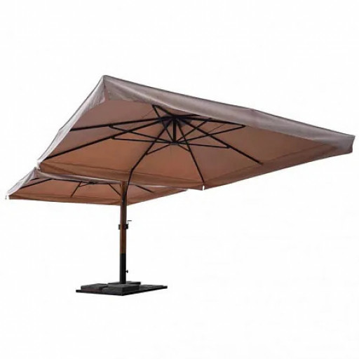 Зонт двухкупольный  4х4 м- размер одного купола